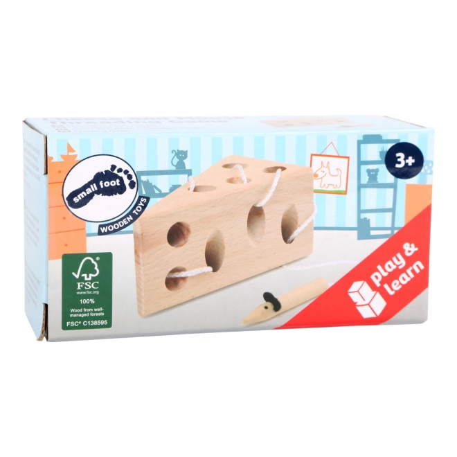 Fromage naturel avec une souris par Small Foot