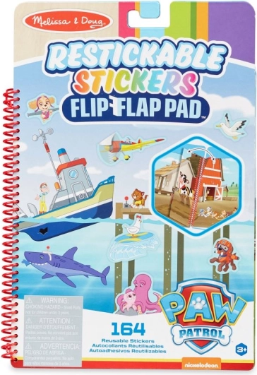 PAW PATROL autocollants repositionnables flip-flap – mission dans la baie