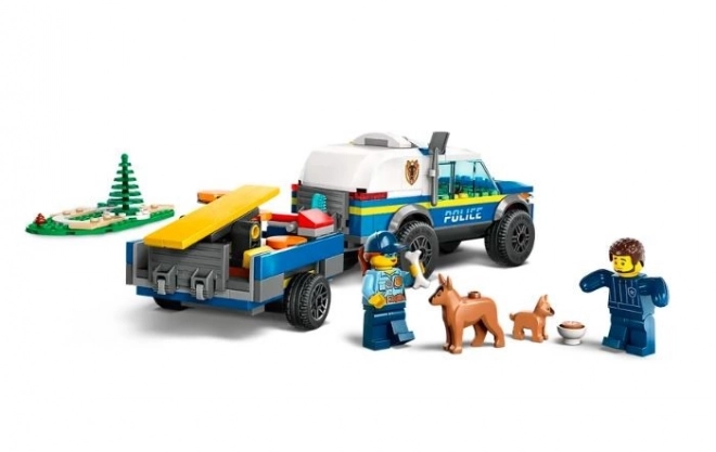 LEGOae City 60369 Terrain d'entraînement mobile des chiens policiers