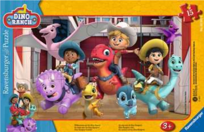 Puzzle Ravensburger Dino Ranch 15 pièces