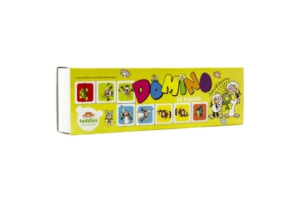 Domino Viens avec nous dans le conte de fées 28 pièces jeu de société en boîte 21x6x3cm