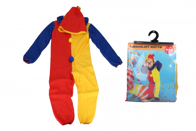 Costume de carnaval de clown pour enfants