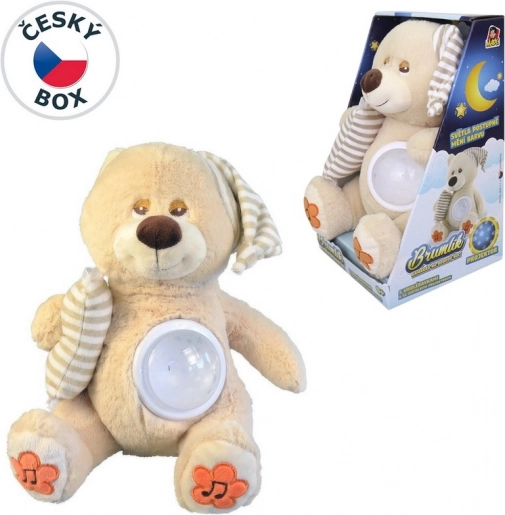 MaDe Ourson Brumlik pour dormir avec lumière et mélodie