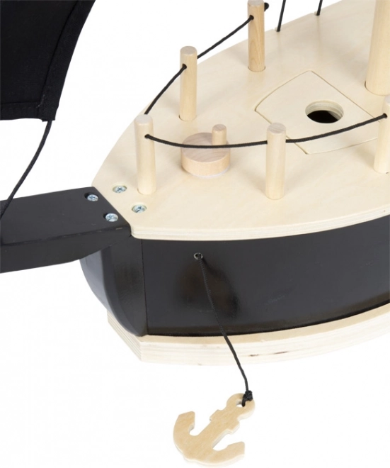 Navire pirate en bois pour enfants