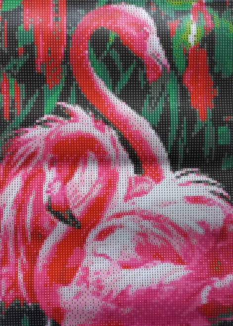 Kit de peinture diamantée - flamants roses