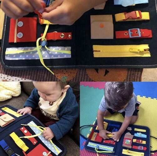 Planche sensorielle de manipulation - trousse éducative
