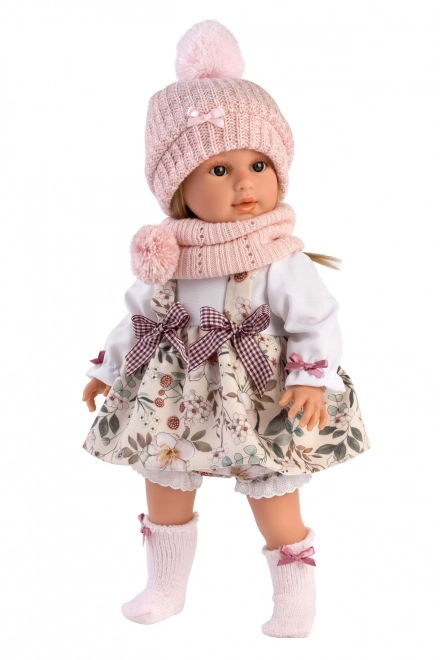 Llorens 540C CARLA - poupée réaliste avec corps en tissu doux - 40 cm