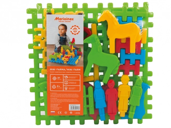 Marioinex Ensemble de Construction Mini Ferme Gaufrette