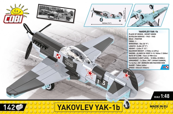Kit de construction avion Yakovlev Yak-1b