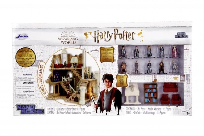 Tour de Gryffondor avec nanofigurines Harry Potter