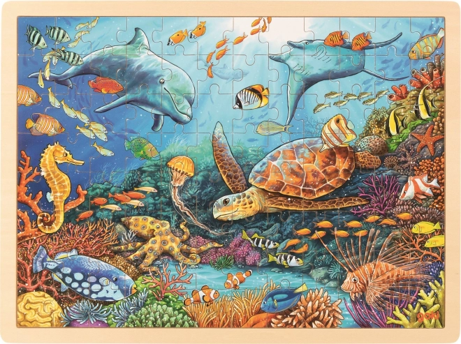 Puzzle en bois - Récif de corail