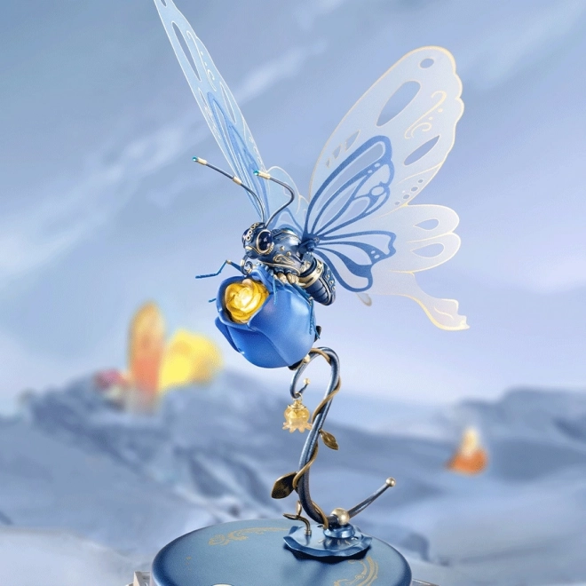 RoboTime 3D Puzzle mécanique Papillon Bleu