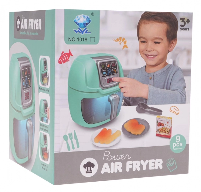 Friteuse à air chaud avec effets 19 cm