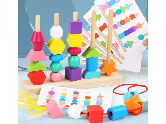 Puzzle éducatif en bois 25 pcs