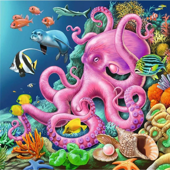 Puzzle Vie sous l'eau 3x49 pièces