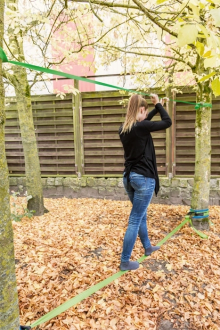 Ensemble de Slackline Small Foot (y compris la protection des arbres)