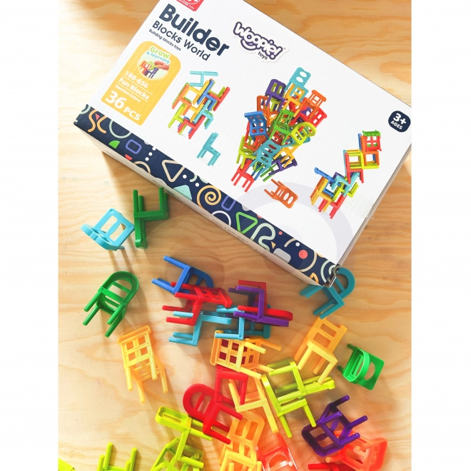 Jeu d'adresse Chaises Équilibrantes 36 pcs