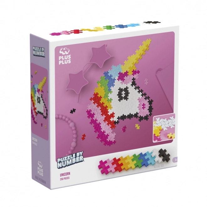 Plus-Plus Assemble par numéros - Licorne 250 pcs