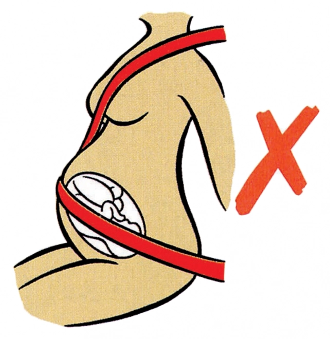 Ceinture de sécurité pour femmes enceintes