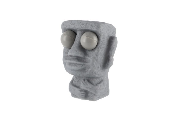 Tête en pierre jouet anti-stress en silicone