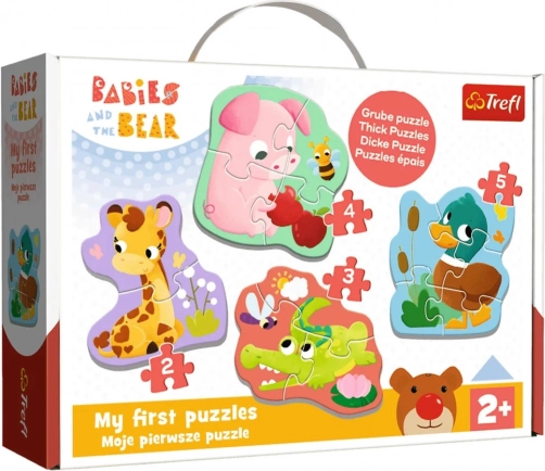 Puzzle Baby Classic – bébés animaux miminková TREFL