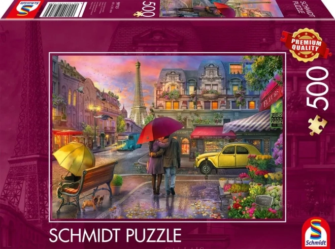 Puzzle Paris sous la pluie 500 pièces