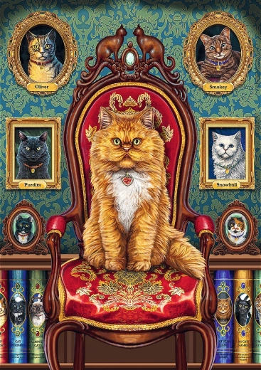 Trefl Puzzle Premium Plus Magic Collection : Kočkománie 1000 pièces