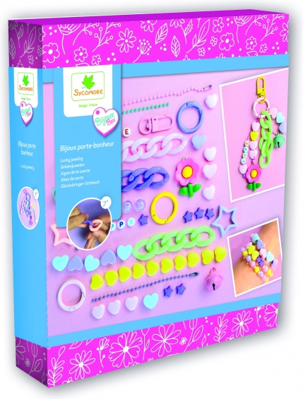 Kit créatif pour bijoux - Bracelets et pendentifs colorés et joyeux