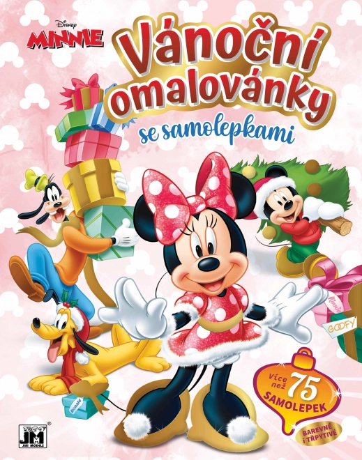Coloriages de Noël avec autocollants MINNIE