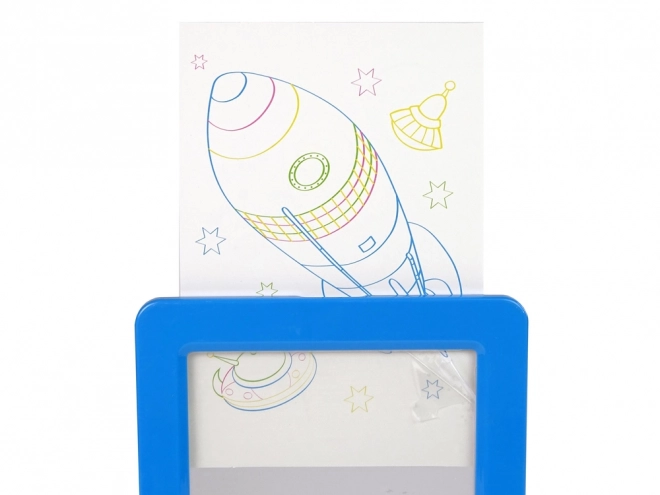 Lunettes 3D éclairées magiques pour tableau bleu