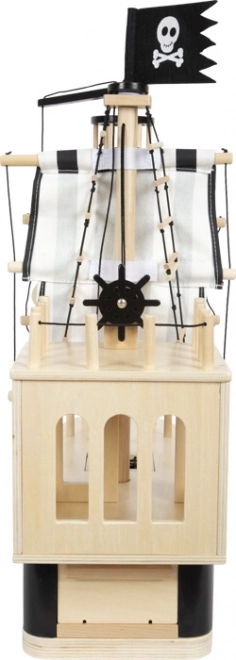 Navire pirate en bois pour enfants