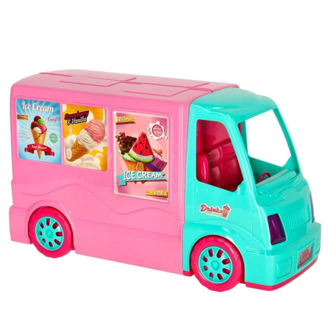 Camping-car pour poupées avec food truck