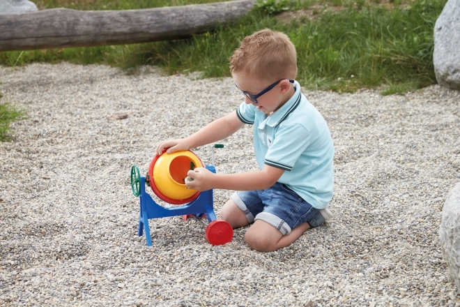 Bétonnière enfant en plastique pour bac à sable Lena