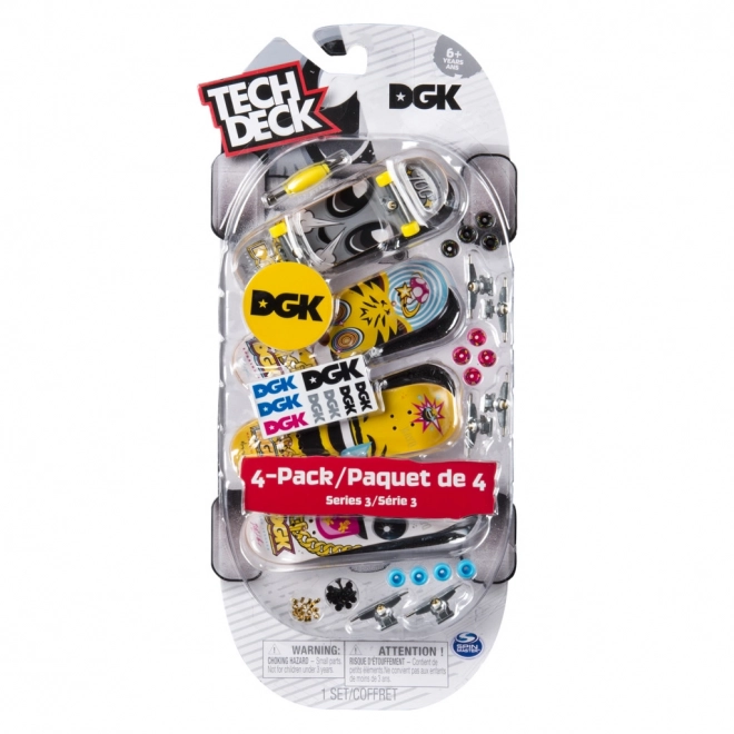 Tech Deck fingerboard jeu de quatre