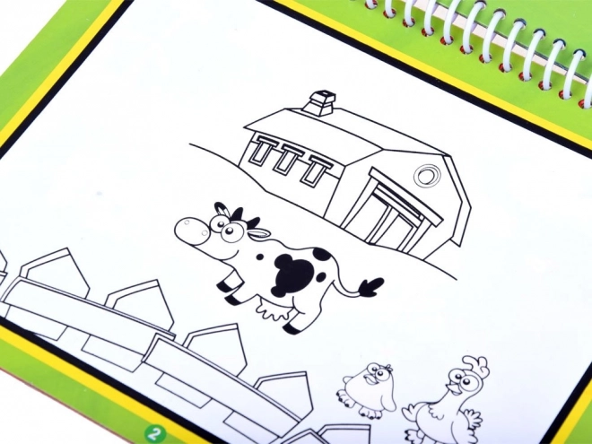 Livre de coloriage aquatique avec animaux