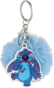 Pendentif pour clés Stitch avec pompon