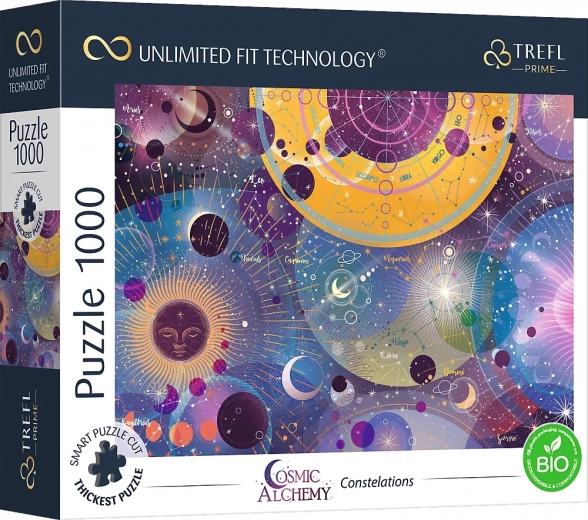 Puzzle 1000 pièces Alchimie cosmique – constellations TREFL PRIME UFT