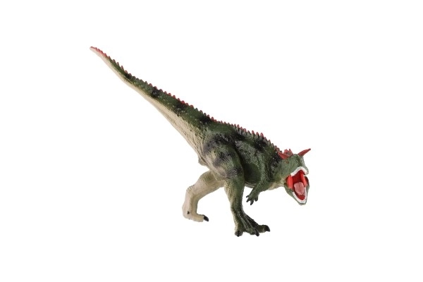 Carnotaurus en plastique figé 18cm dans un sac