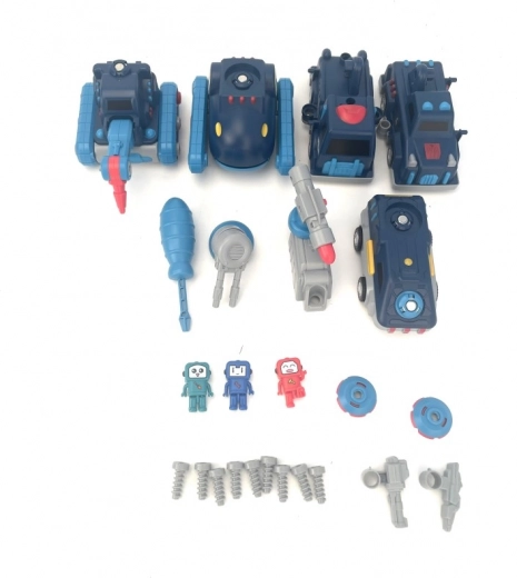 5-en-1 : dinosaure, robot et véhicule