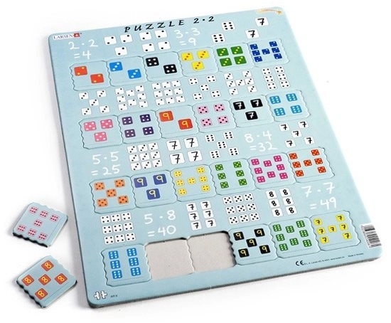 Larsen Puzzle Scientifique Multiplication avec Dés