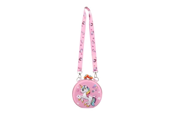 Sac/Portefeuille licorne enfant avec cordon tissu 14cm en sachet