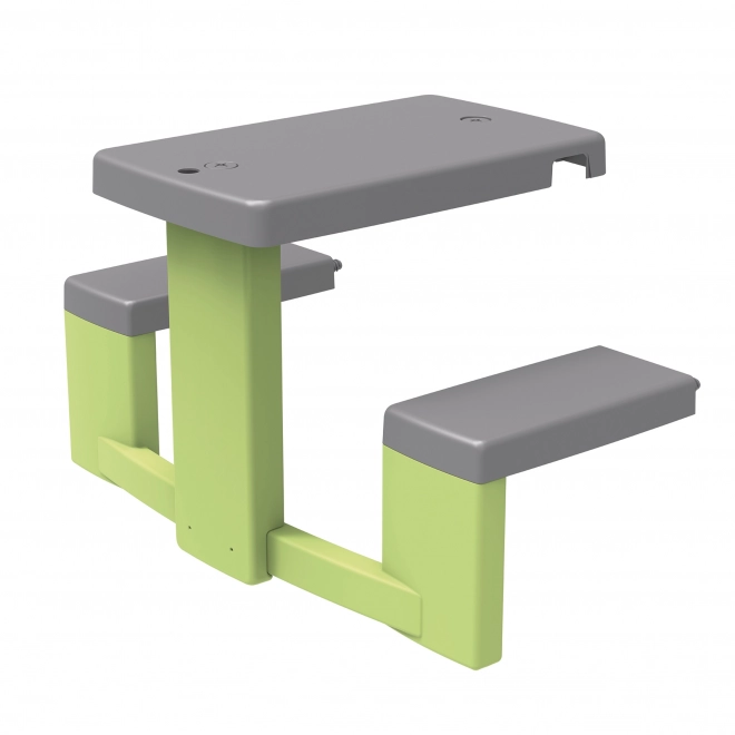 Table de pique-nique avec bancs pour maisonnettes d'enfants