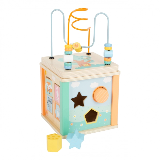 Small Foot Cube d’activités en couleurs pastel