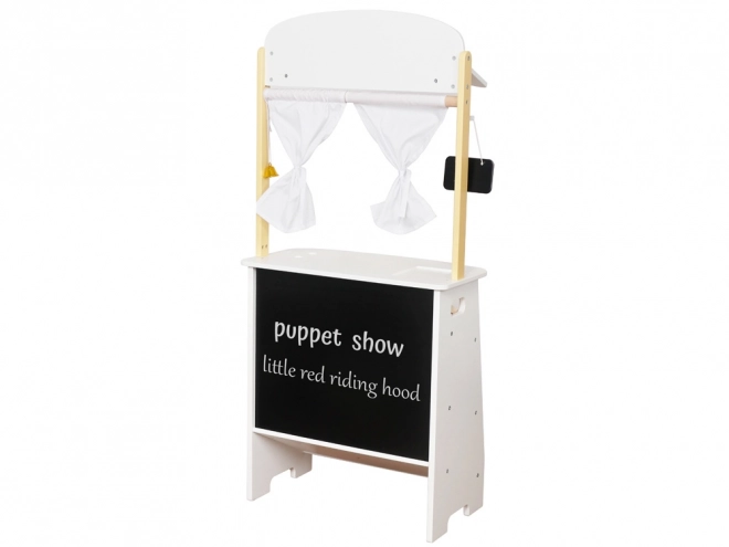 Stand en bois et théâtre 2-en-1 pour jeu créatif pour enfants ZA5267