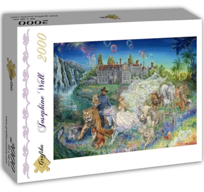 Puzzle Mariage de conte de fées 2000 pièces