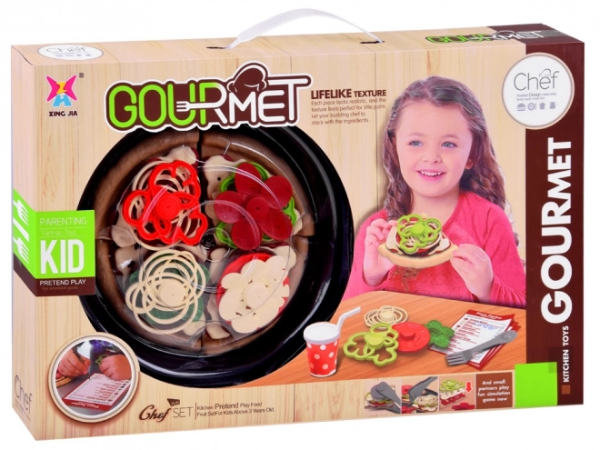 Ensemble de cuisine pour préparer des pizzas pour enfants