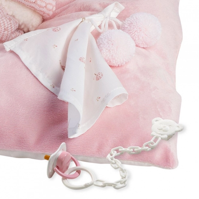 Llorens 73860 NOUVEAU-NÉ FILLE - poupée réaliste bébé avec corps en vinyle complet - 40 cm
