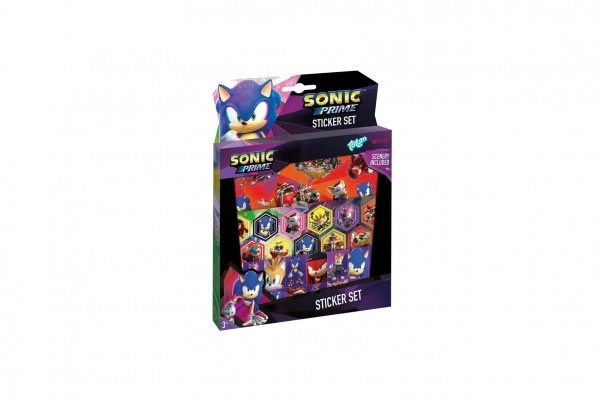 Boîte cadeau Sonic avec autocollants dans une boîte 18x24,5x1cm