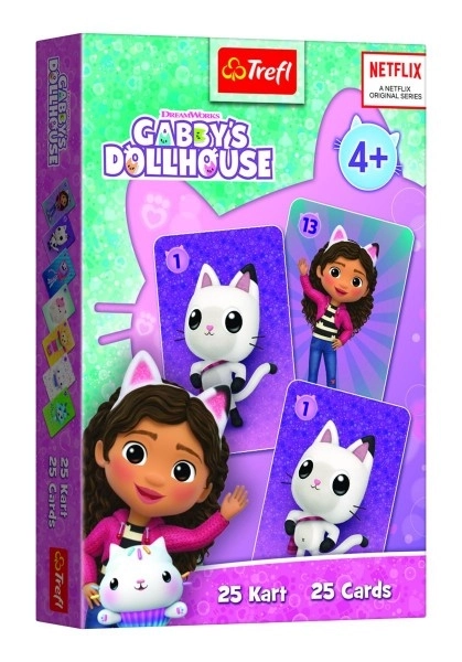 Jeu de cartes Pierre Noir avec motifs de la maison du chat Gabi