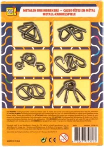 Ensemble de casse-têtes métalliques
